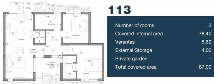 Image No.41-2 Bed Apartment for sale