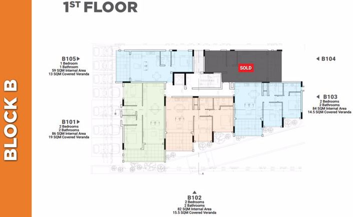 Image No.17-1 Bed Apartment for sale