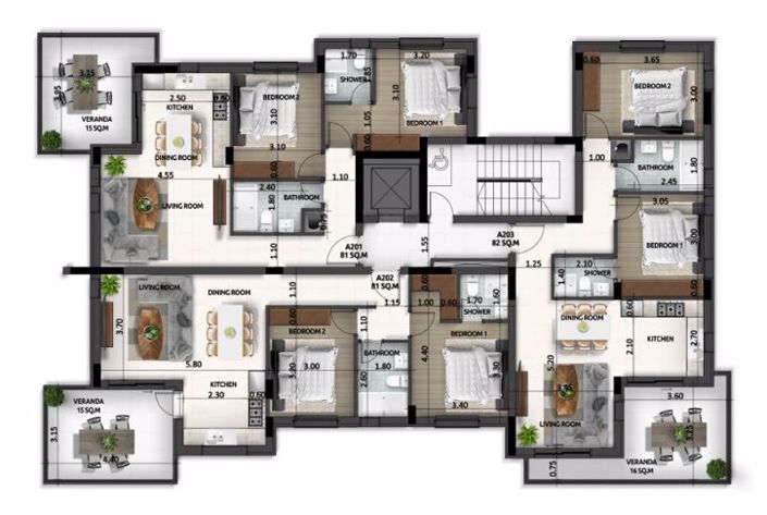 Image No.14-2 Bed Apartment for sale