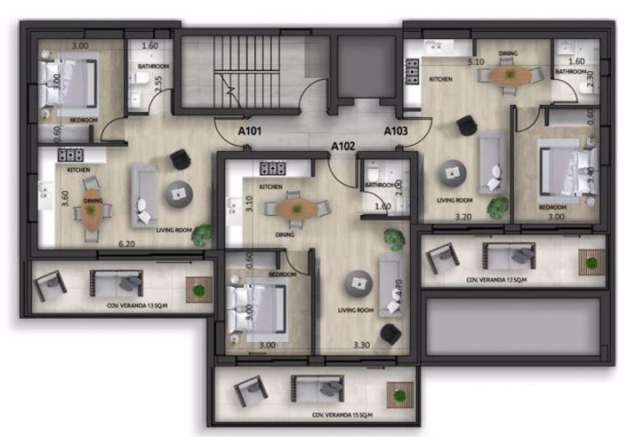 Image No.8-1 Bed Apartment for sale