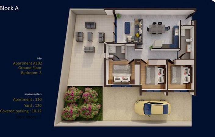 Image No.15-3 Bed Apartment for sale