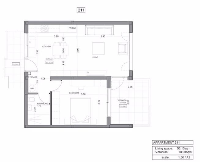 Image No.34-1 Bed Apartment for sale