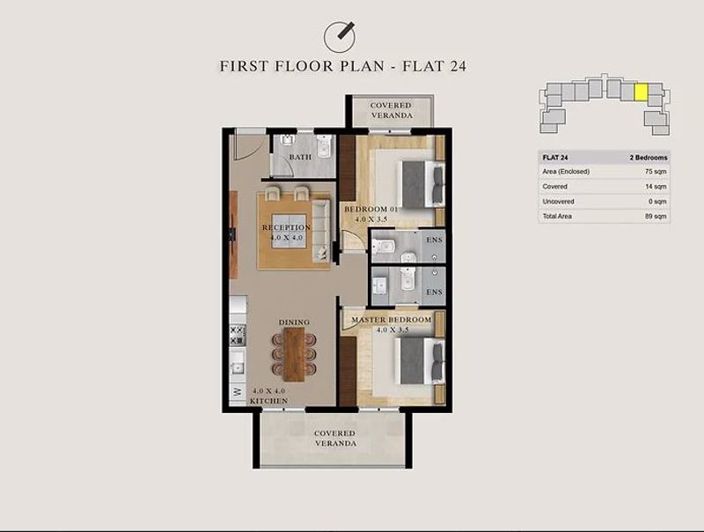 Image No.16-2 Bed Apartment for sale