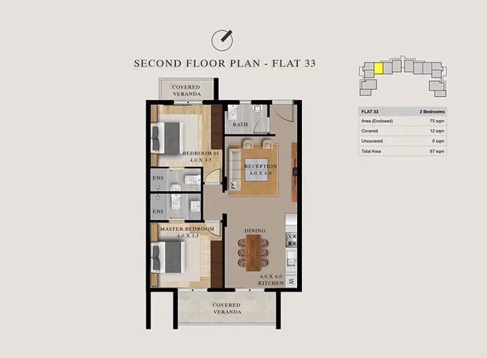 Image No.17-2 Bed Apartment for sale