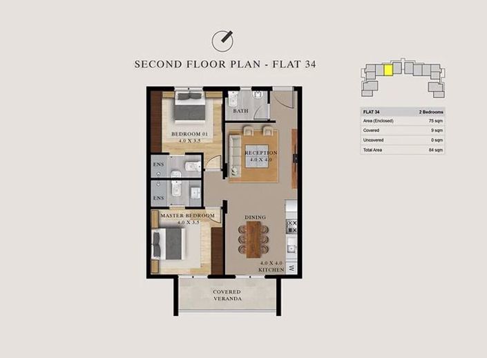 Image No.18-2 Bed Apartment for sale