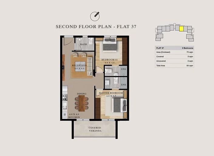 Image No.19-2 Bed Apartment for sale