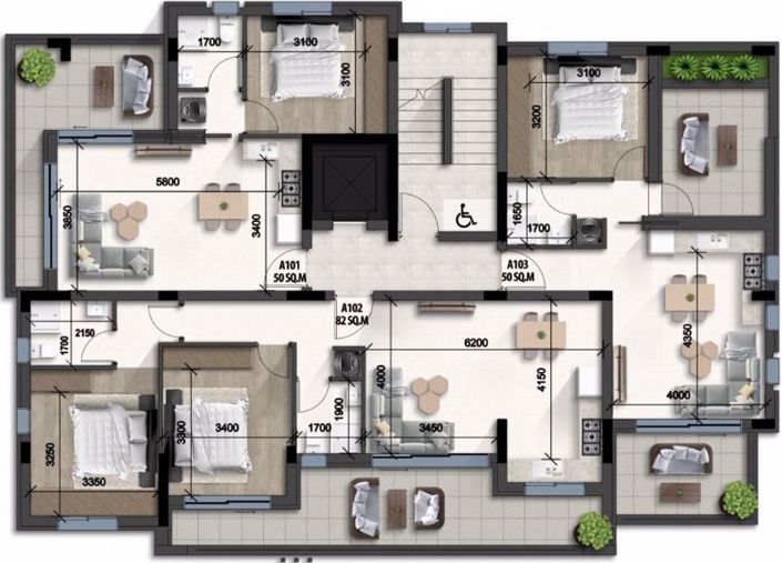 Image No.13-1 Bed Apartment for sale