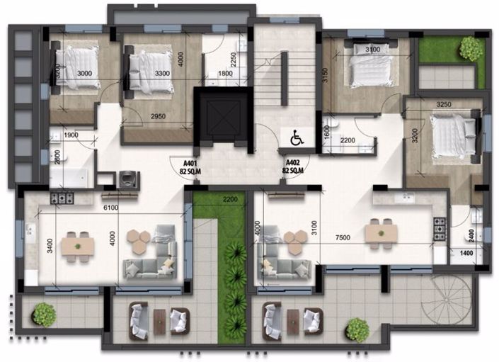 Image No.14-2 Bed Apartment for sale