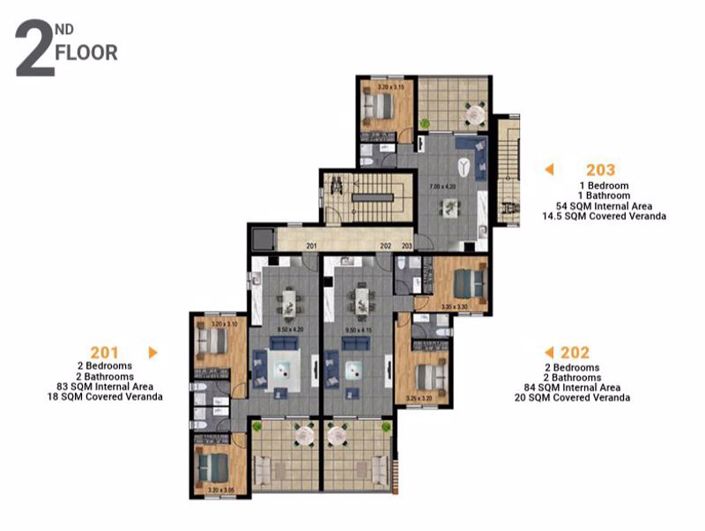 Image No.8-2 Bed Apartment for sale