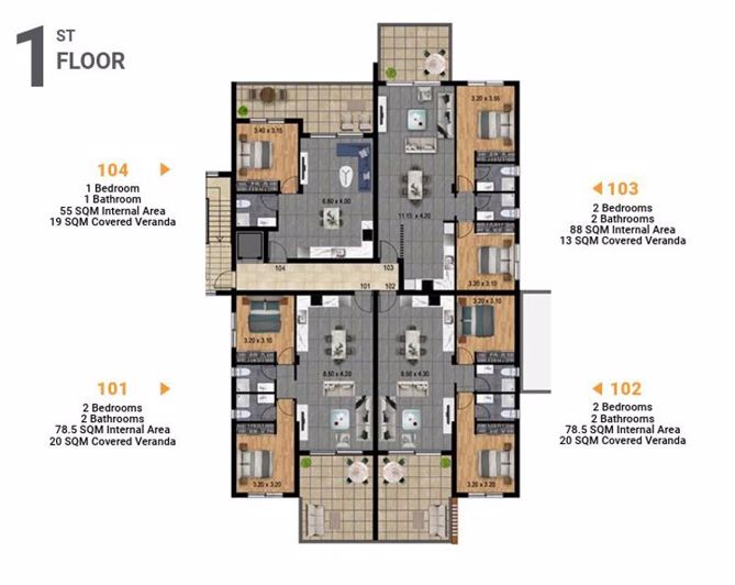 Image No.8-2 Bed Apartment for sale