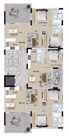 Image No.10-1 Bed Apartment for sale