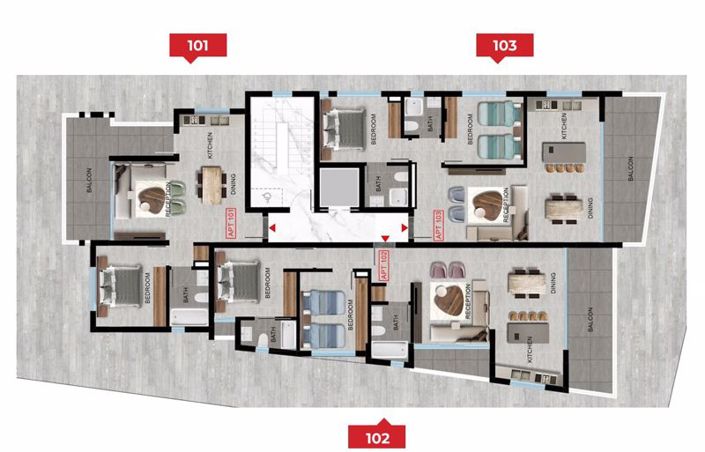 Image No.8-2 Bed Apartment for sale