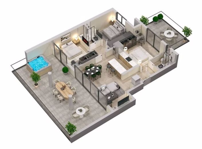 Image No.16-3 Bed Apartment for sale