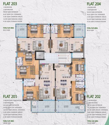 Image No.12-3 Bed Apartment for sale