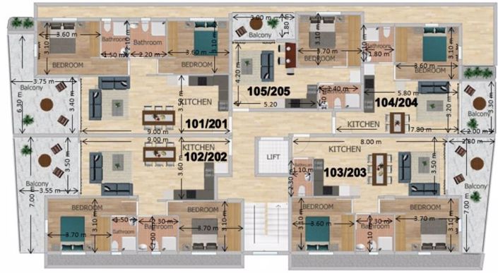 Image No.8-1 Bed Apartment for sale