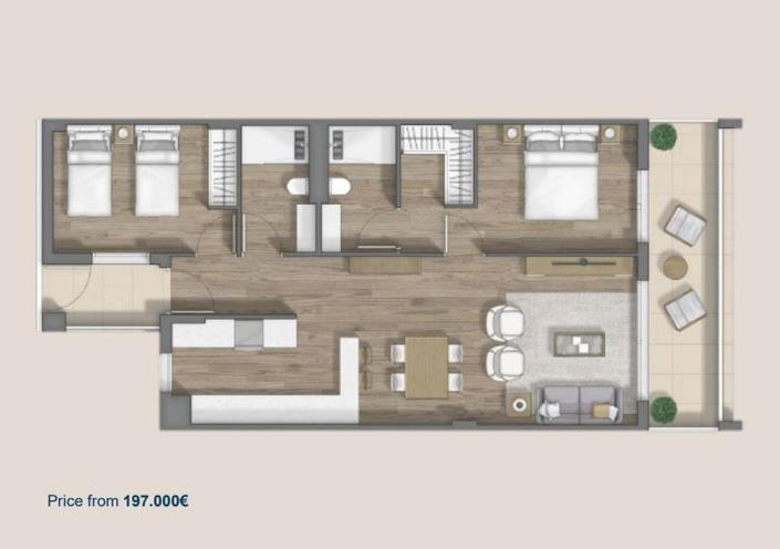 Image No.6-2 Bed Apartment for sale