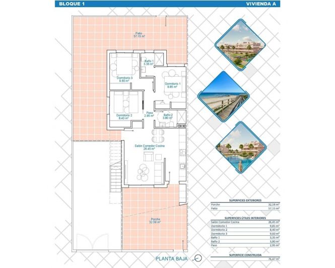 Image No.28-3 Bed Apartment for sale