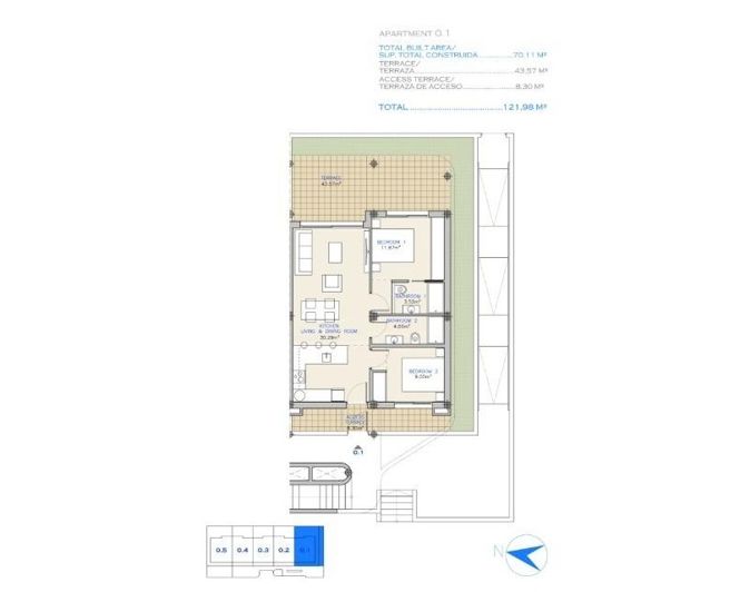 Image No.15-2 Bed Apartment for sale