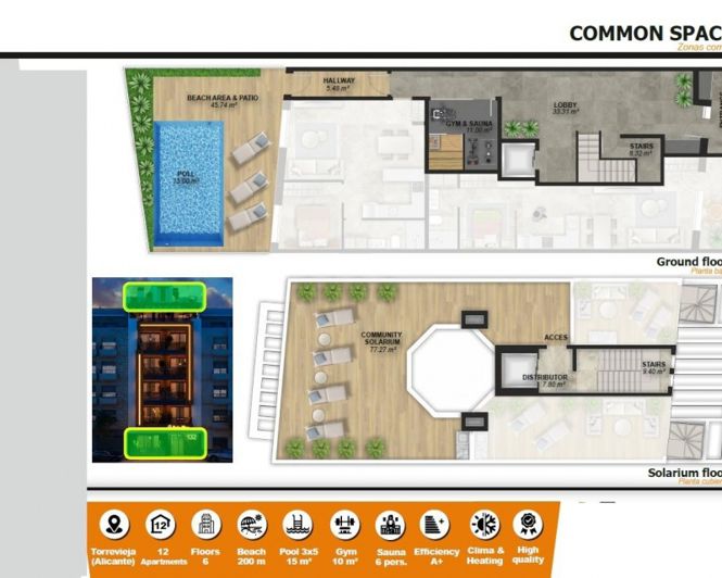 Image No.24-Appartement de 1 chambre à vendre à Torrevieja