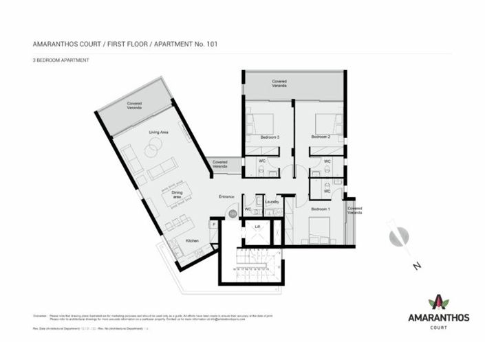 Image No.6-3 Bed Apartment for sale