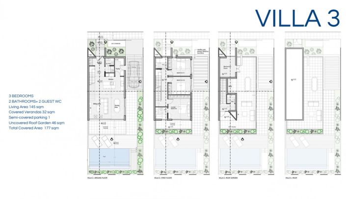 Image No.3-3 Bed Villa for sale