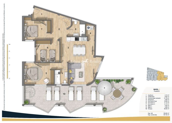 Image No.30-4 Bed Penthouse for sale