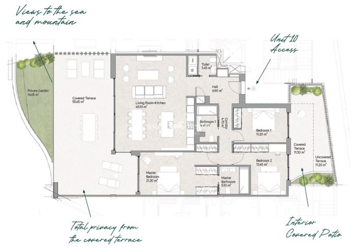Image No.20-Appartement de 3 chambres à vendre à Marbella