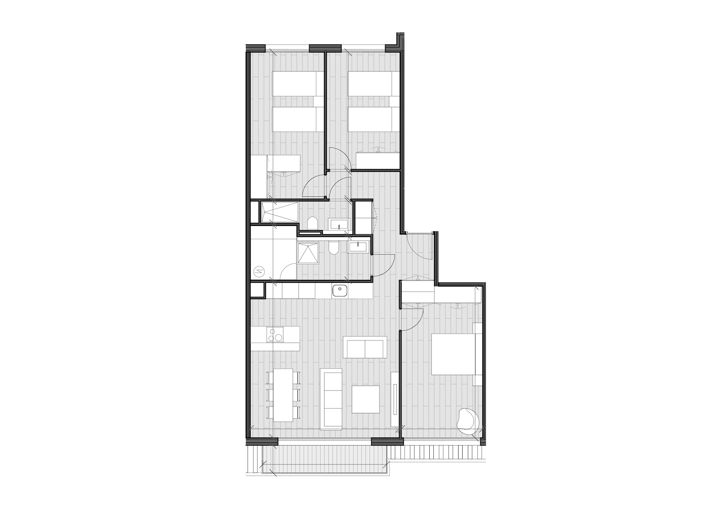 Image No.2-3 Bed Apartment for sale