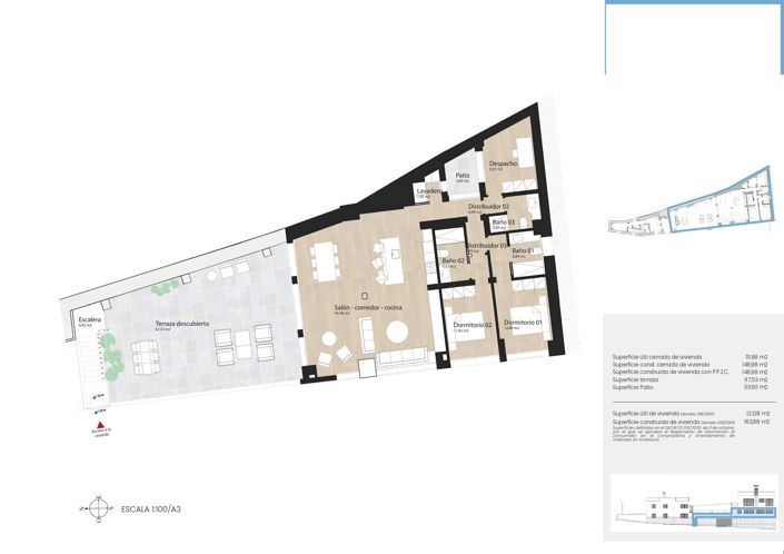 Image No.3-3 Bed Apartment for sale