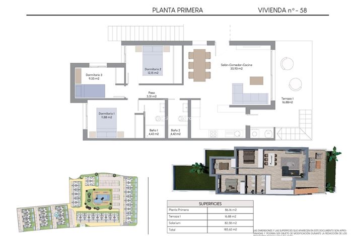 Image No.12-3 Bed Apartment for sale