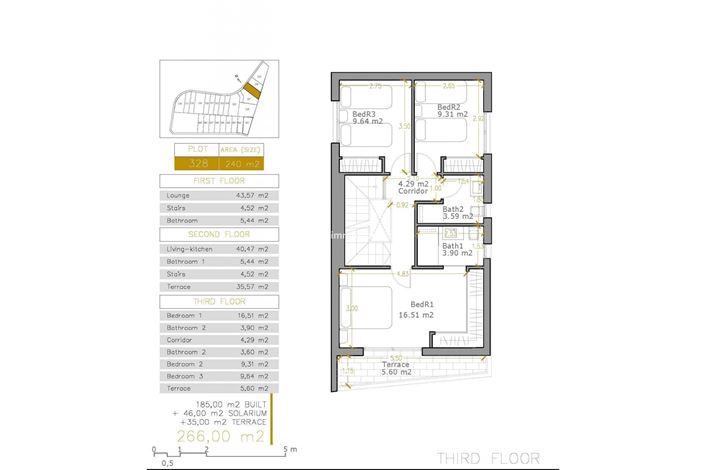 Image No.19-3 Bed Villa for sale