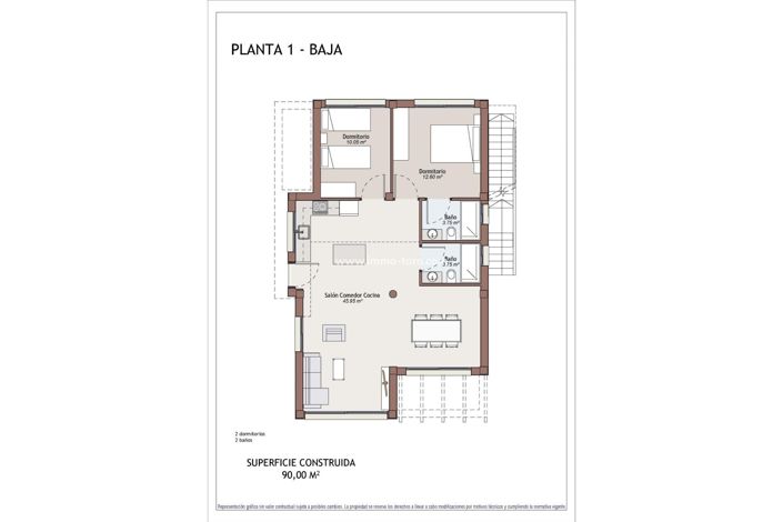 Image No.40-2 Bed Villa for sale