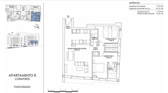 Image No.2-2 Bed Property for sale