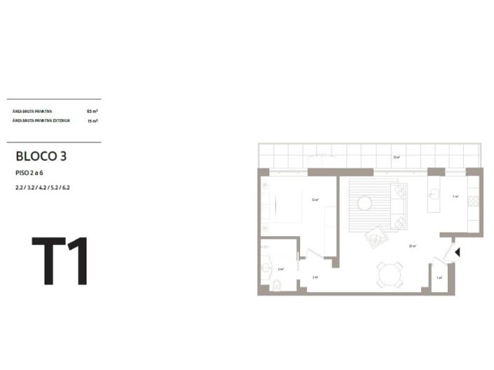 Image No.7-1 Bed Apartment for sale