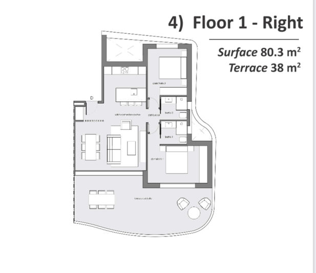 Image No.9-2 Bed Apartment for sale