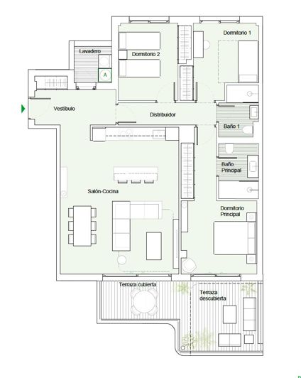 Image No.21-3 Bed Apartment for sale