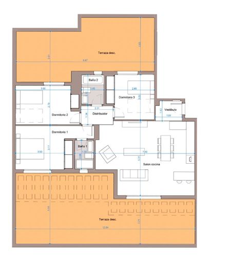 Image No.19-3 Bed Apartment for sale