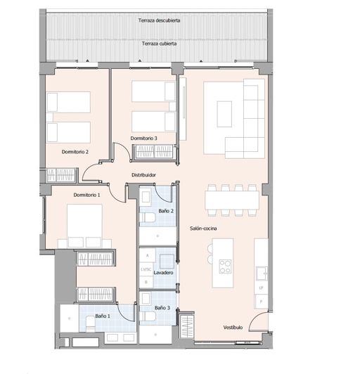 Image No.19-3 Bed Apartment for sale