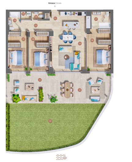 Image No.21-3 Bed Apartment for sale