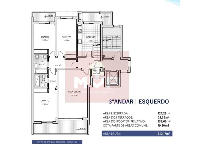 Image No.36-3 Bed Apartment for sale