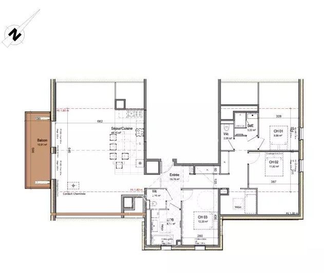 Image No.1-3 Bed Apartment for sale