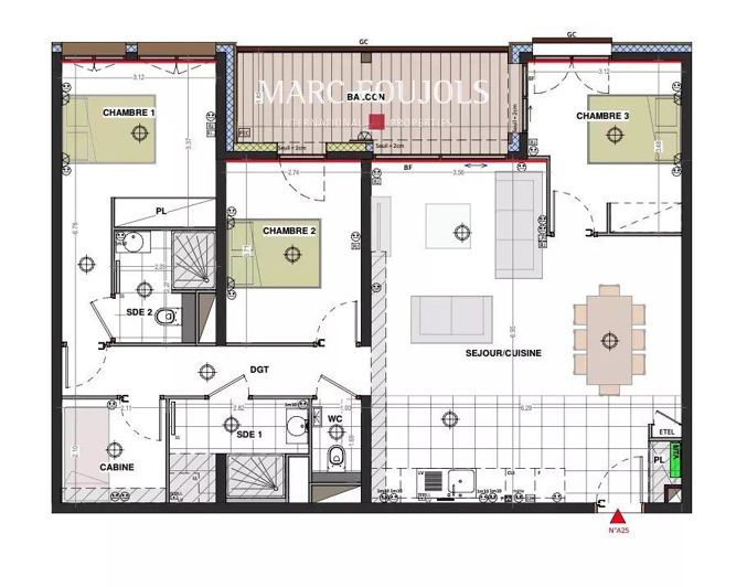 Image No.11-3 Bed Apartment for sale