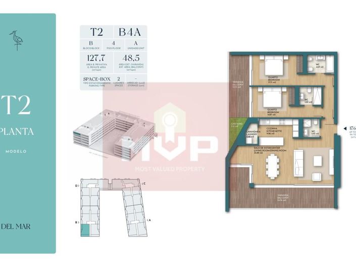 Image No.42-2 Bed Apartment for sale