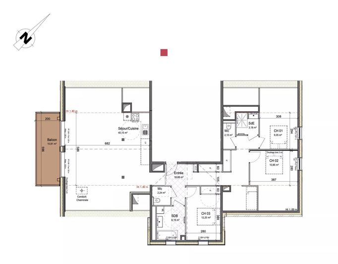 Image No.3-3 Bed Apartment for sale