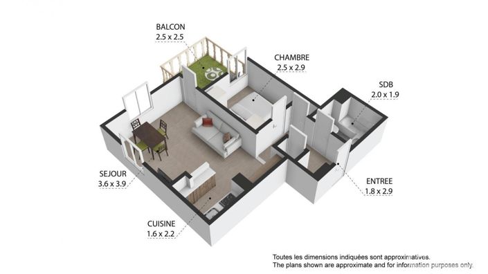 Image No.20-1 Bed Apartment for sale
