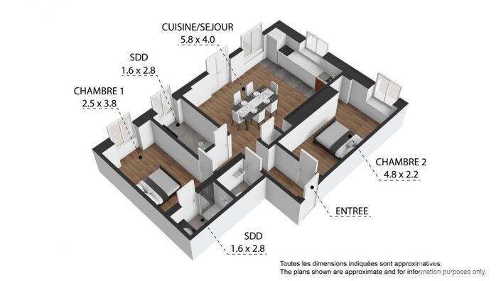 Image No.4-2 Bed Apartment for sale