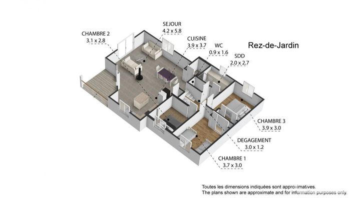 Image No.25-3 Bed Property for sale