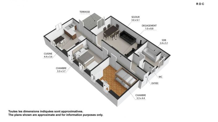 Image No.43-3 Bed Property for sale