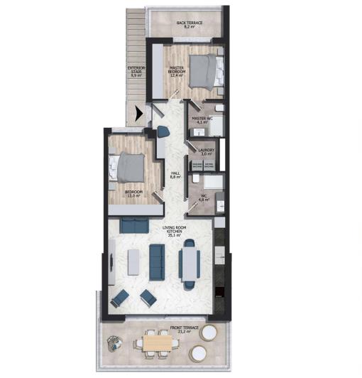 Image No.17-2 Bed Apartment for sale