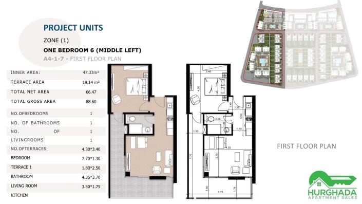 Image No.50-1 Bed Apartment for sale